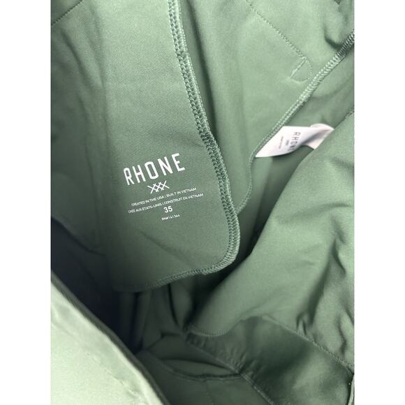 Rhone Commuter Pants Mens 35x31 Green Stretch Golf Performance Tapered Tech - Picture 6 of 7